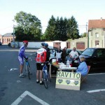 Arrivée des premiers Cyclos au ravitaillement