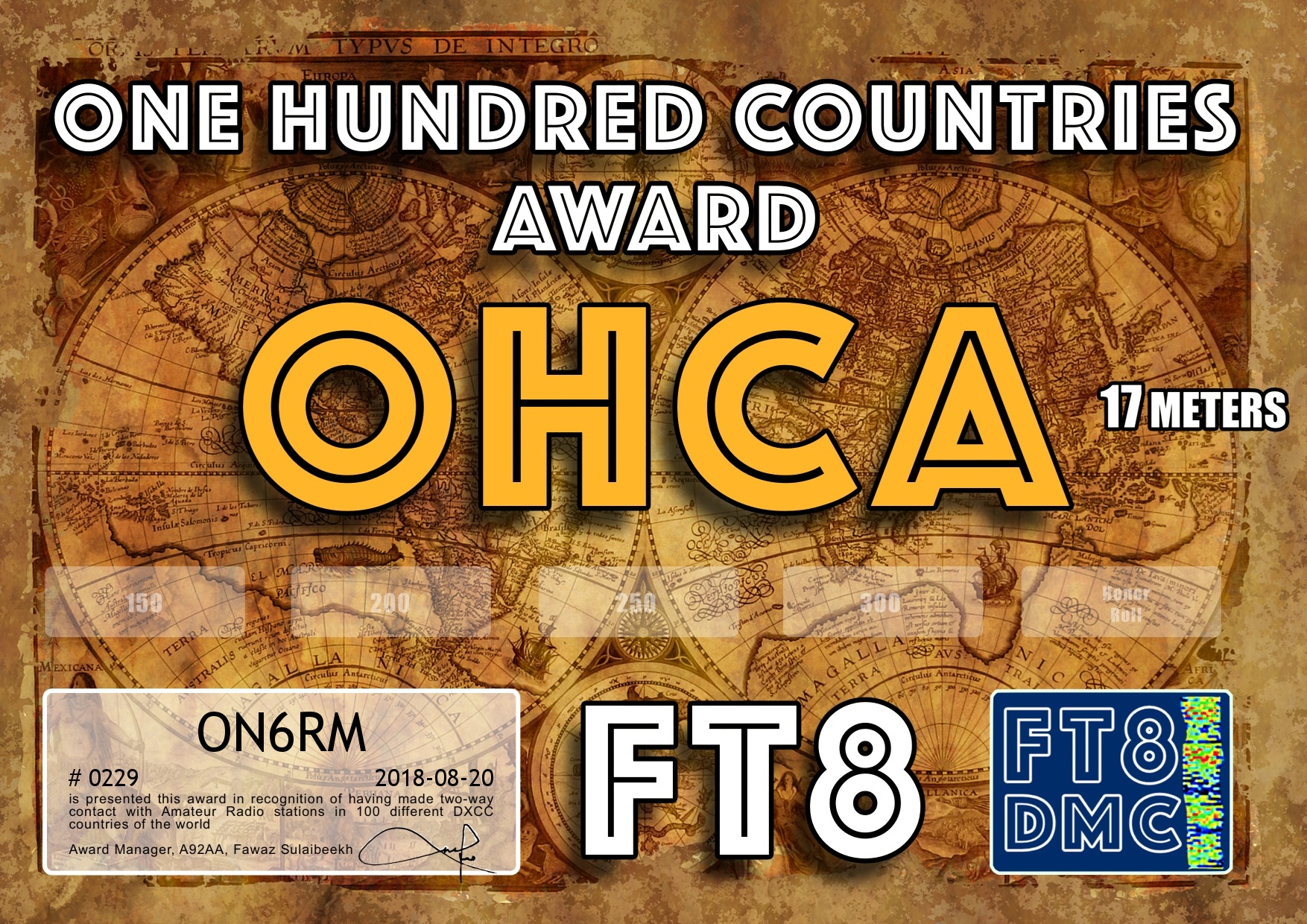 ON6RM-OHCA17-100
